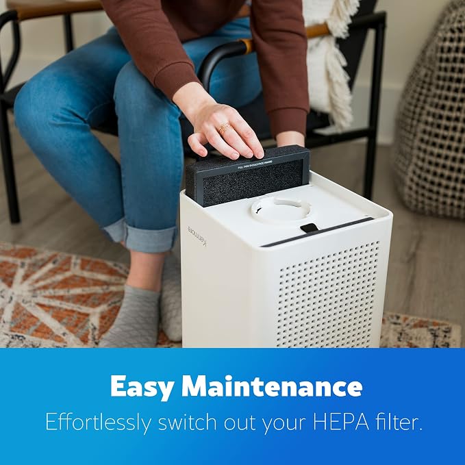 PM2010 Air Purifiers with H13 True HEPA Filter, Covers Up to 1200 Sq.Foot, 24db SilentClean 3-Stage HEPA Filtration System