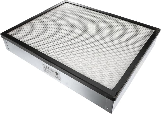 Pollution Control Unit (PCU) High Efficiency MERV 15 Filter. Includes perimeter gasket (20" x 25" x 4"), alternate product