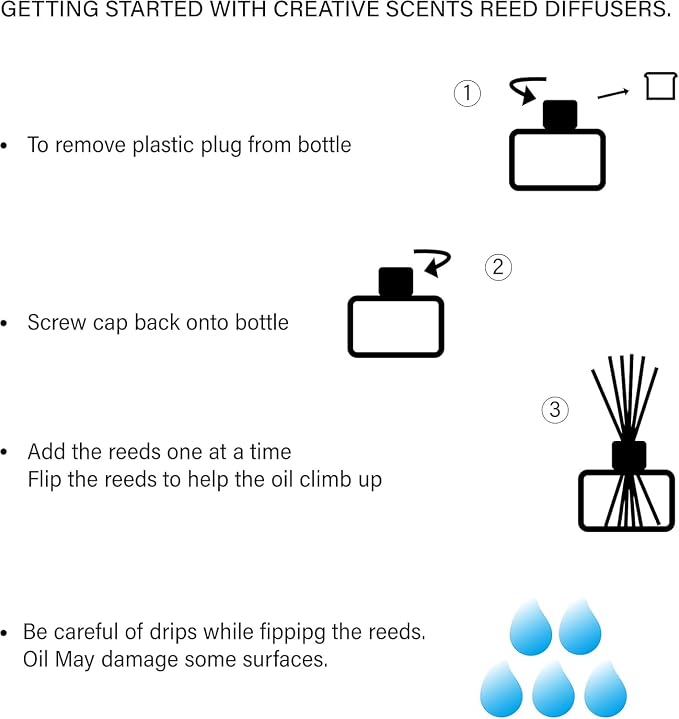 Poppy Entice Scent Reed Diffuser Set with Sticks 3.4 fl oz (Pack of 3), alternate product view 6