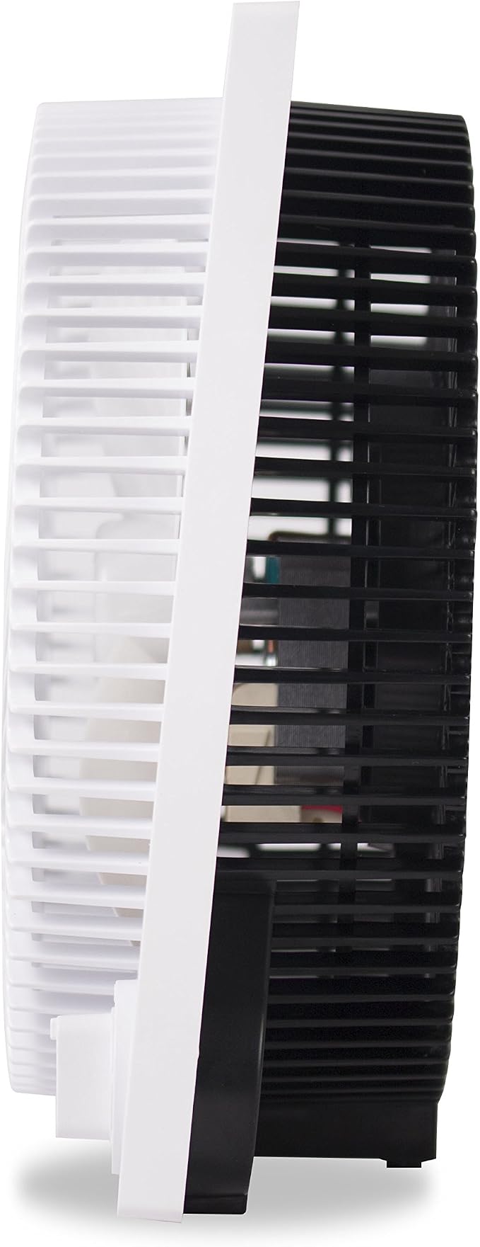 Portable 9 Inch Box Fan, 3 Speed Settings & Self Standing,White 9 Inch Black, alternate product view 4