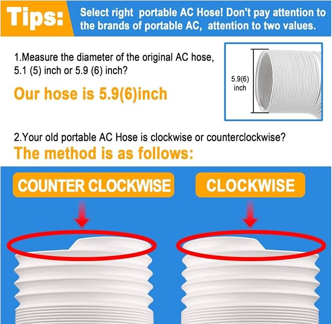 Portable AC Window Vent Kit, Adjustable Vertical/Horizontal Sliding Window Kit Plate for AC Unit, Seamless Portable AC Window