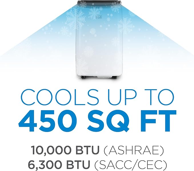 Portable Air Conditioner, 10,000 BTU (6,300 BTU SACC) for Rooms up to 450 Sq., alternate product view 5