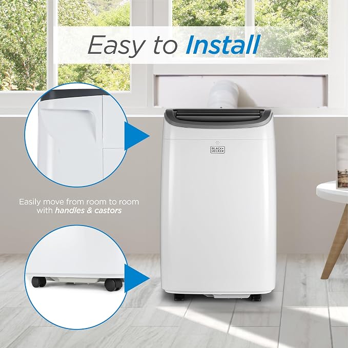 Portable Air Conditioner, 10,000 BTU (6,300 BTU SACC) for Rooms up to 450 Sq., alternate product view 7