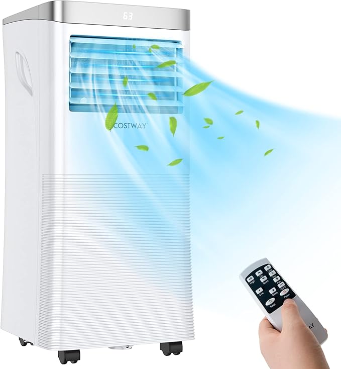 Portable Air Conditioner, 10000 BTU Air Cooler with Fan & Dehumidifier Mode for Rooms up to 350 Sq.Ft, product image