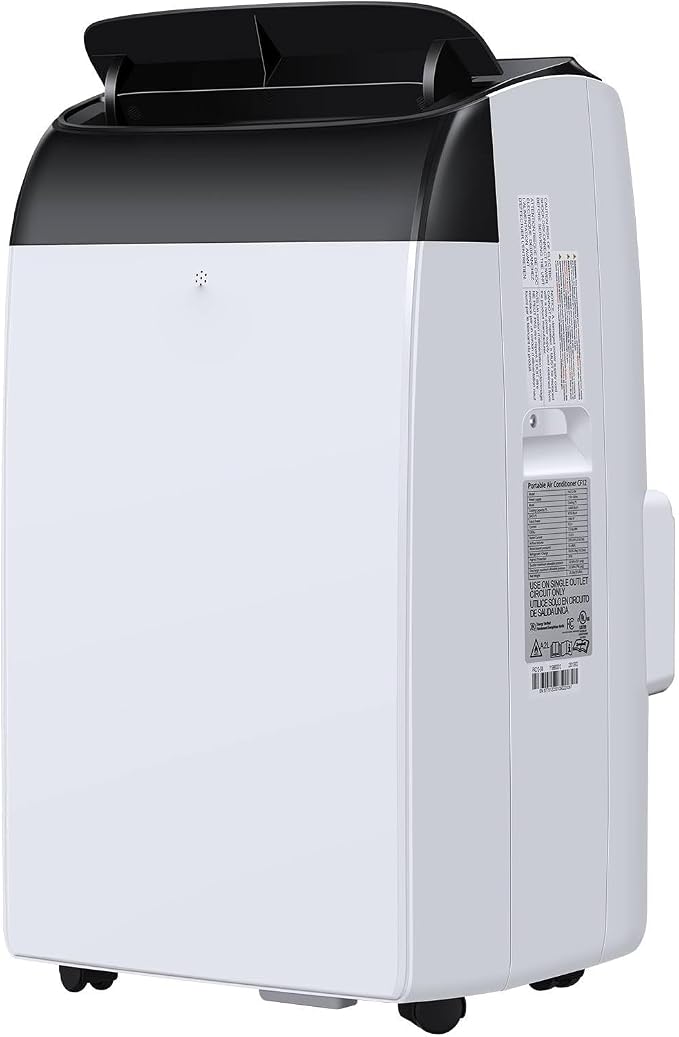 Portable Air Conditioner 12,000 BTU, for Room Up to 550 Sq. Ft., 3-In-1 AC Unit With LED Display, Dehumidifier & Fan