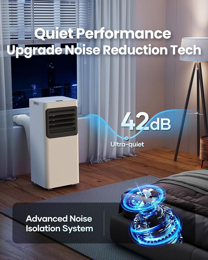 Portable Air Conditioner 12000 BTU 5 in 1 Wifi Smart, APP & Remote Control, Cooling Dehumidifier Fan Sleep Mode, 24H, Window