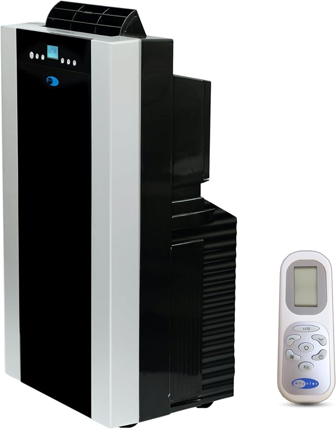 Portable Air Conditioner 14,000 BTU with Dual Hose Dehumidifier & Cooling Fan for 500 Sq Ft Rooms, Includes AC Unit Window