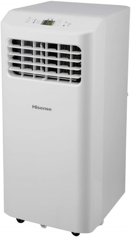 Portable Air Conditioner 5000-BTU DOE (115-Volt) White Vented, Remote control, Cools 150-sq ft, 24 Hour Timer, 3-modes