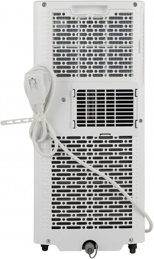 Portable Air Conditioner 5000-BTU DOE (115-Volt) White Vented, Remote control, Cools 150-sq ft, 24 Hour Timer, 3-modes