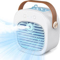 Portable Air Conditioner -5200mAh Rechargeable Mini Air Conditioner with 3 Speed Settings, 5-10 Hours Runtime,Quiet Desk