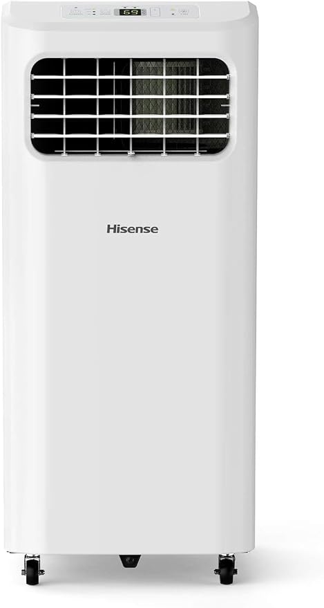 Portable Air Conditioner 6,000 BTU Cooling Dehumidifier Fan for Smaller Room up to 250 sq ft, Remote Control, White