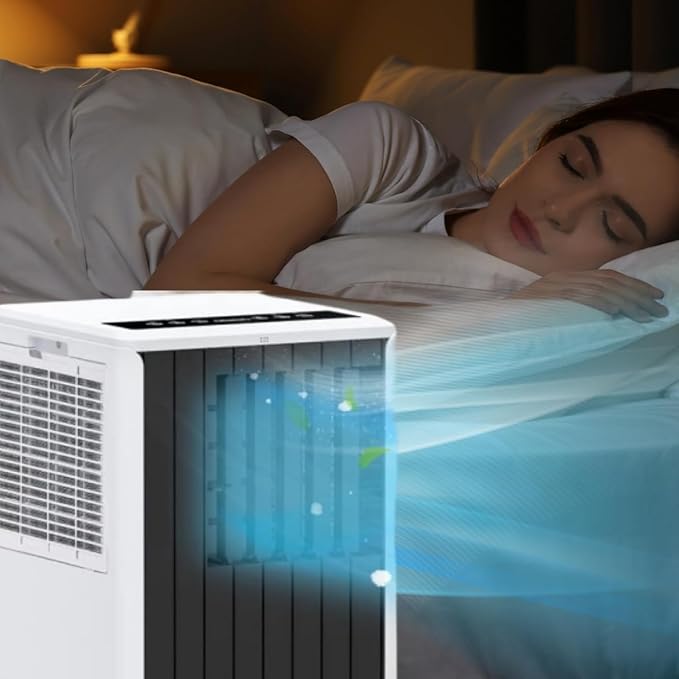Portable Air Conditioner 8000 BTU, Compact AC Unit with Cooling/Dehumidifier/Fan/Sleep, Air Conditioner Portable with Remote