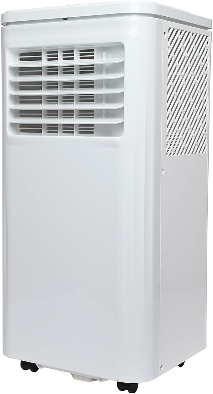 Portable Air Conditioner, 8000 BTU Smart Cooling for 450 Sq. Ft., Dehumidifier & Fan Modes, Easy Install, Mobile AC Unit for