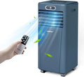 Portable Air Conditioner, 8000BTU Air Cooler with Drying, Fan, Sleep Mode, 2 Speeds, 24H Timer Function, Remote Control