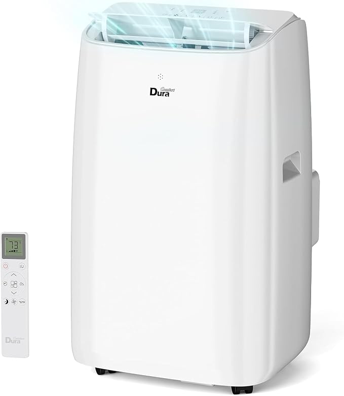 Portable Air Conditioner, Dual Motors AC (14,000 BTU ASHRAE) 10000 BTU SACC Cools Up to 450 Sq.Ft, with Window Kit for Easy
