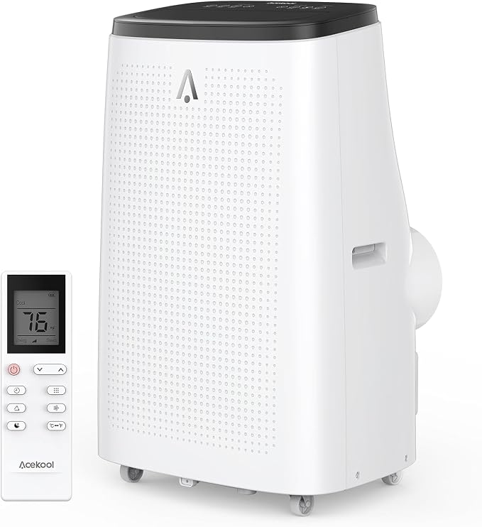 Portable Air Conditioner, Energy Efficient 14000 BTU AC, Window Kit & 24H Timer, Dehumidifier & Fan Modes, product image