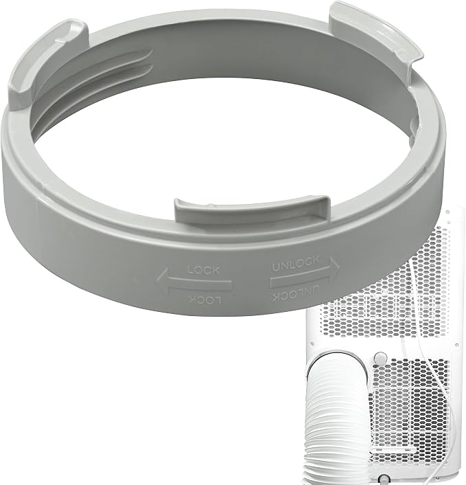Portable Air Conditioner Exhaust Hose Coupler 5.9 Inch AC Exhaust Hose Window Adapter Round Connector AC Unit Tube Connector