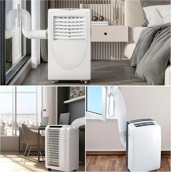 Portable Air Conditioner Exhaust Hose Coupler 5.9 Inch AC Exhaust Hose Window Adapter Round Connector AC Unit Tube Connector