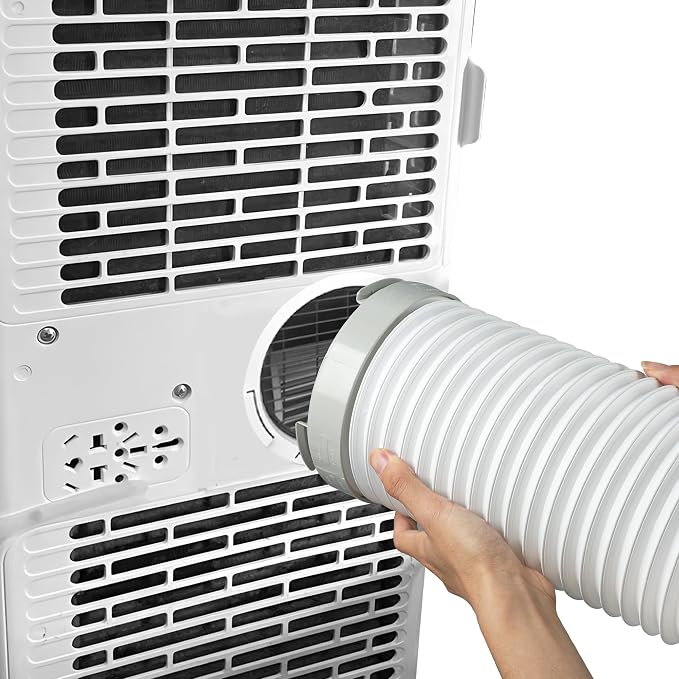 Portable Air Conditioner Exhaust Hose Coupler 5.9 Inch AC Exhaust Hose Window Adapter Round Connector AC Unit Tube Connector