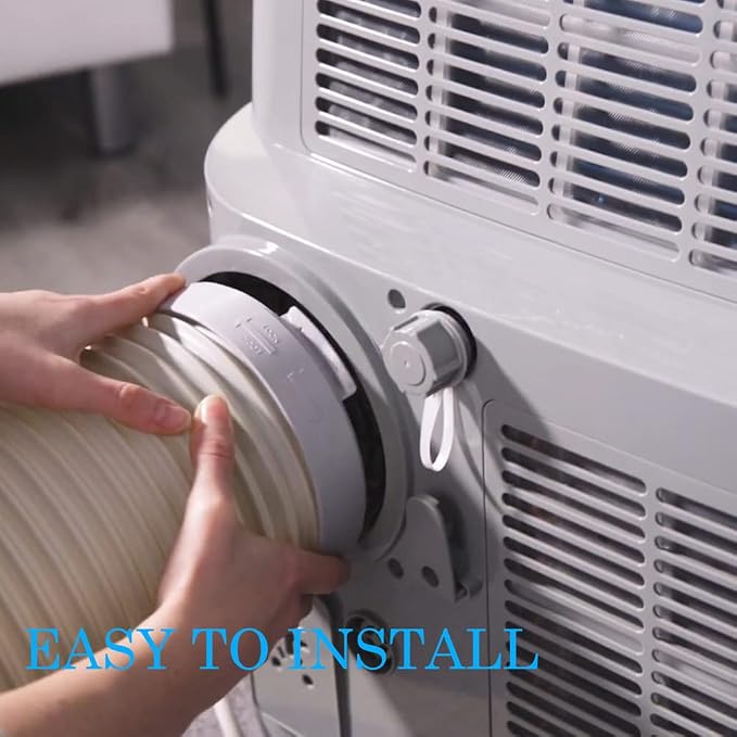Portable Air Conditioner Exhaust Hose Coupler Window Adapter A/C Connector, 5.9 inch Suit for Air Conditioning Exhaust Port