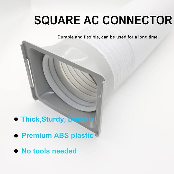 Portable Air Conditioner Exhaust Hose Coupler Window Adapter A/C Connector, 5.9 inch A/C Coupler Connector, Suit for Air