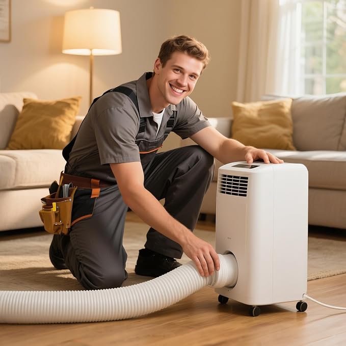Portable Air Conditioner Hose Exhaust: Universal AC Exhaust Replacement 5.9 Inch (6”) Diameter Length to 6.56ft