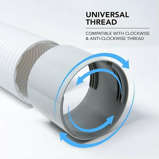 Portable Air Conditioner Hose Extension Coupler, Universal 5 Inches (130MM) AC A/C Exhaust Vent Hose Connector Coupling Fits