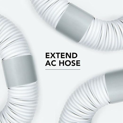 Portable Air Conditioner Hose Extension Coupler, Universal 5 Inches (130MM) AC A/C Exhaust Vent Hose Connector Coupling Fits