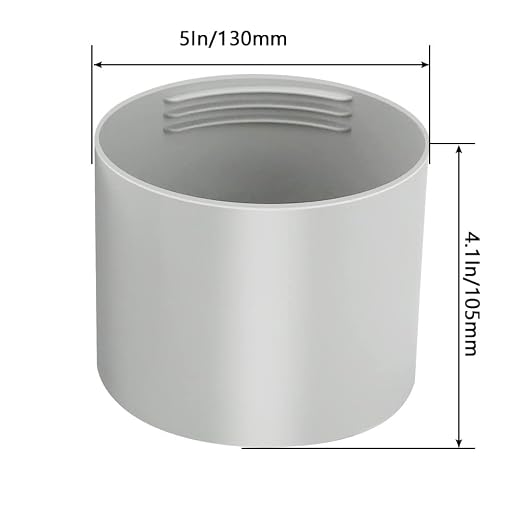 Portable Air Conditioner Hose Extension Coupler, Universal 5 Inches (130MM) AC A/C Exhaust Vent Hose Connector Coupling Fits