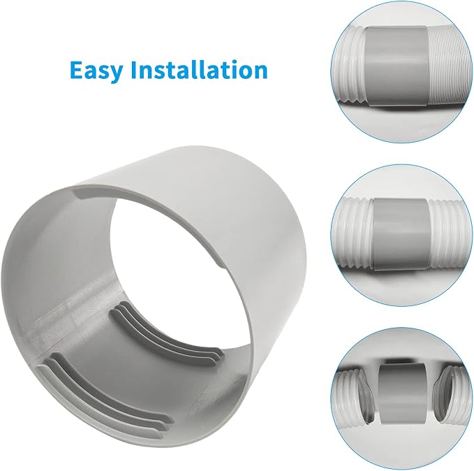 Portable Air Conditioner Hose Extention Coupler 5.9 Inch, AC Exhaust Hose Connector Coupling Extender Universal Fits