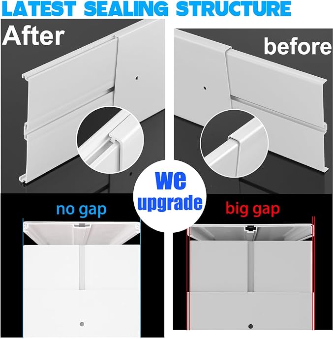 Portable Air Conditioner Sliding Door Vent Kit, 2024 New Upgrade Portable Air Conditioner Window Kit for Sliding Door, Max