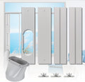 Portable Air conditioner Window Kit, Adjustable Vertical/Horizontal Sliding Window Kit Plate for Unit, AC Window Vent Seal