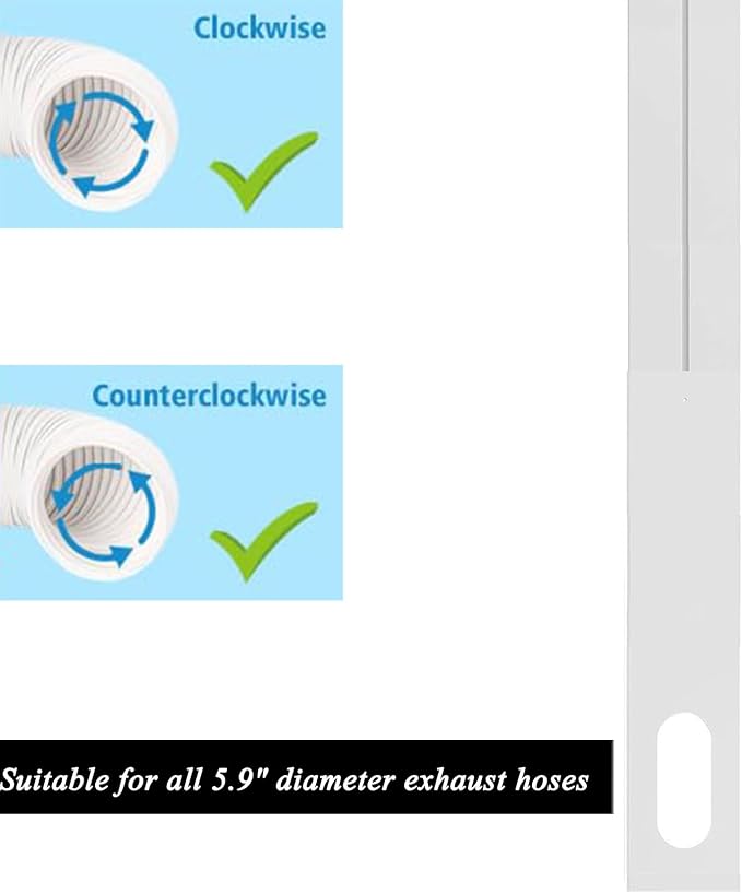 Portable Air Conditioner Window Kit Adjustable Window Seal for Portable AC Unit,Sliding A/C Vent Kit for Exhaust Hose with