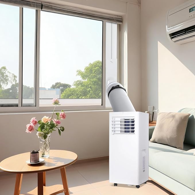 Portable Air Conditioner Window Unit Kit with Hose Universal Adjustable Seal Plate Vent Kit AC Hose Insulation Sleeve Fit