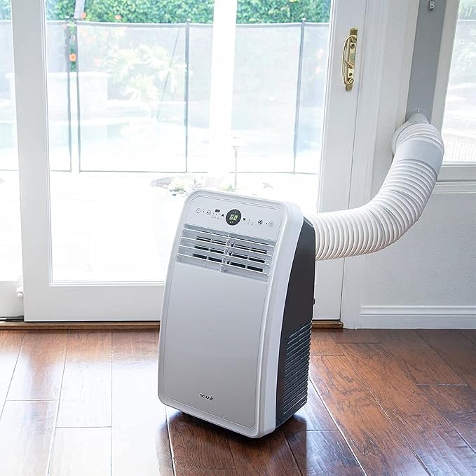 Portable Air Conditioner Window Vent Kit, Adjustable Window Seal with 5.9 Inch Diameter, 78.7 Inch Length Exhaust Hose for