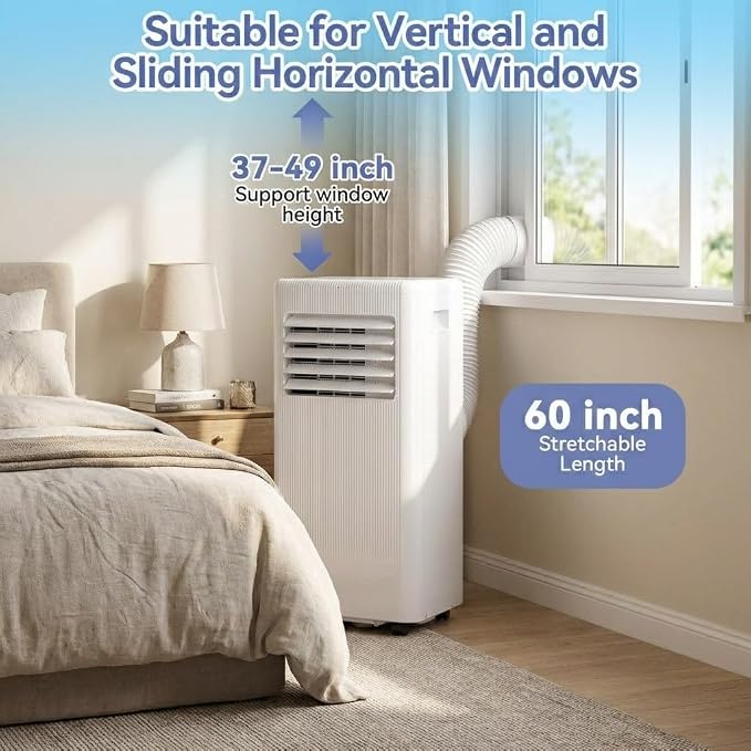 Portable Air Conditioners, 10000 BTU Portable AC Unit, 3-in-1 Air Conditioner Portable with Cooling, Dehumidifier and Fan