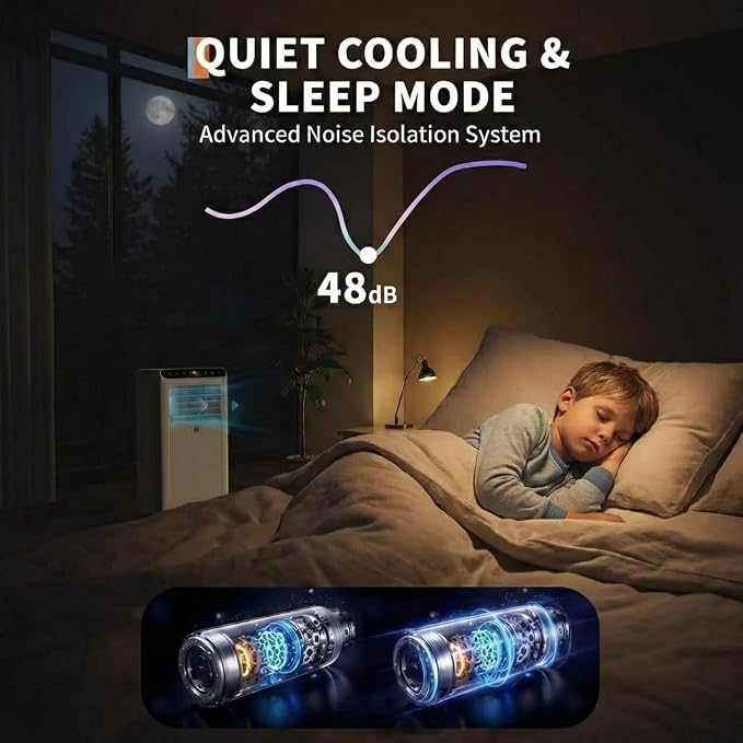 Portable Air Conditioners, 10000 BTU Portable AC Unit, 4-in-1 Air Conditioner Portable with Heat, Cooling, Dehumidifier and