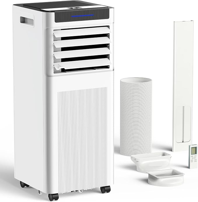 Portable Air Conditioners, 10000 BTU Portable AC up to 450 Sq.Ft, 3 in 1 AC Unit with Cool, Dehumidifier & Fan Modes, product