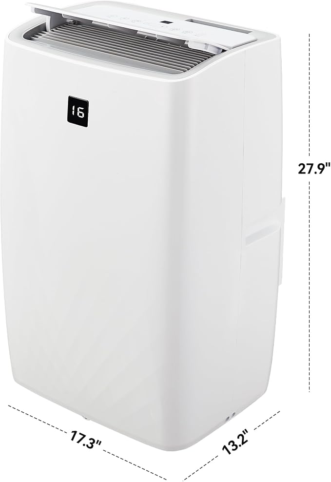 Portable Air Conditioners, 12000 BTU Portable AC for Rooms Up to 550 Sq.Ft. 3-In-1 AC with Fast Cooling, Dehumidifier & Three