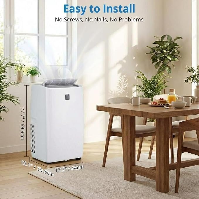 Portable Air Conditioners, 12000 BTU Portable AC Unit, 3-in-1 Air Conditioner Portable with Cooling, Dehumidifier and Fan