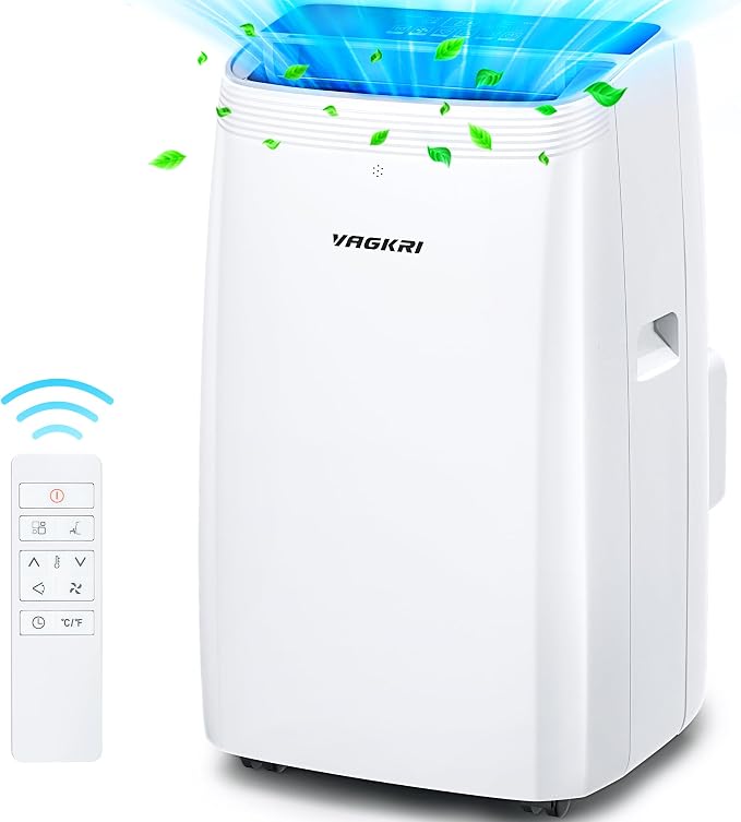 Portable Air Conditioners 14000 BTU ASHRAE (10200 BTU DOE/SACC), 3-in-1 AC Unit with Fan & Dehumidifier Cools up to 700 sq.