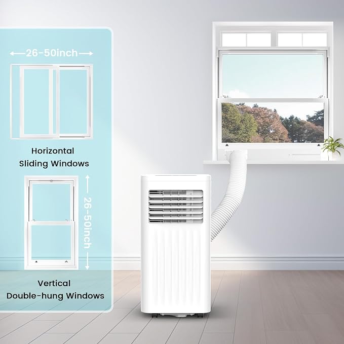 Portable Air Conditioners 8,000 BTU, Small Portable AC with Cooling, Fan, Dehumidifier Function, 24H Timer, alternate product
