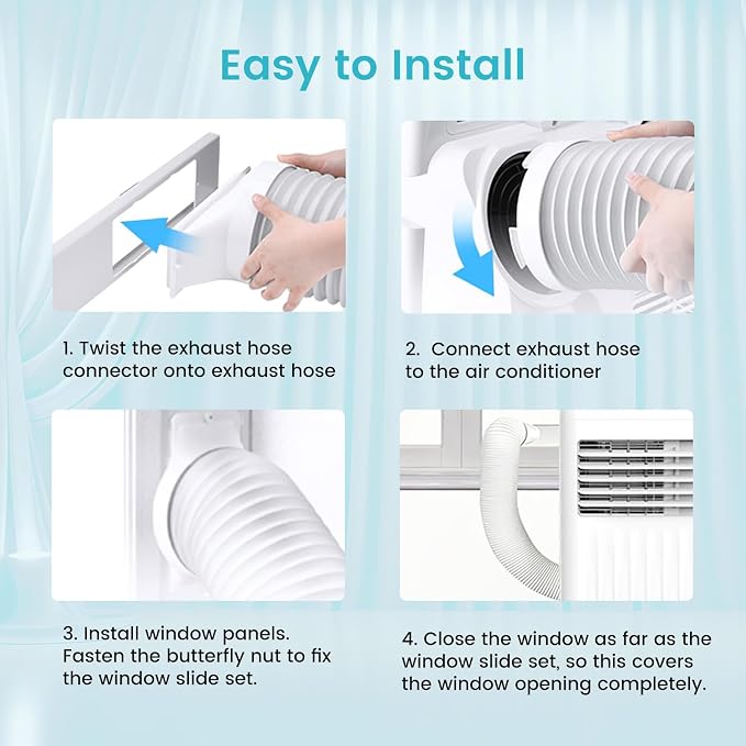 Portable Air Conditioners 8,000 BTU, Small Portable AC with Cooling, Fan, Dehumidifier Function, 24H Timer, alternate product