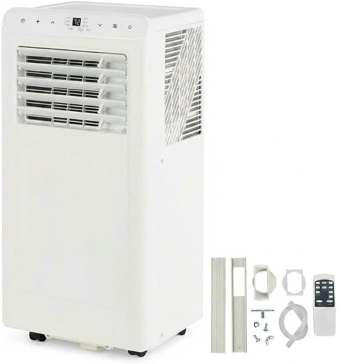 Portable Air Conditioners, 8000 BTU Portable AC Unit, 3-in-1 Air Conditioner Portable with Cooling, Dehumidifier and Fan