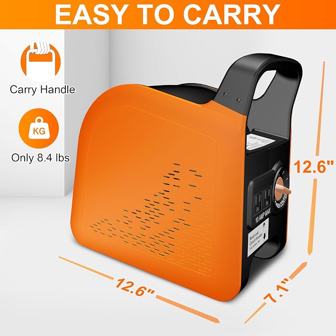 Portable Blower Fan for Home: High Velocity Floor Fans for Cooling and Drying - Air Mover with 185° Rotating for Bedroom
