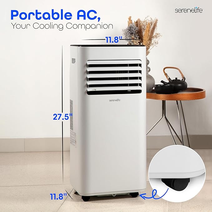 Portable Conditioner, 8000 BTU 3-in-1 Compact Standing Air Conditioner for Rooms Up to 300 Sq., alternate product view 2