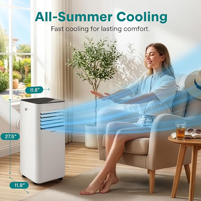 Portable Conditioner, 8000 BTU 3-in-1 Compact Standing Air Conditioner for Rooms Up to 300 Sq., alternate product view 3