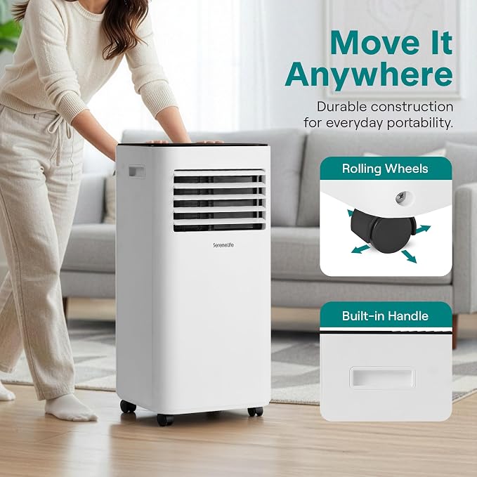 Portable Conditioner, 8000 BTU 3-in-1 Compact Standing Air Conditioner for Rooms Up to 300 Sq., alternate product view 6