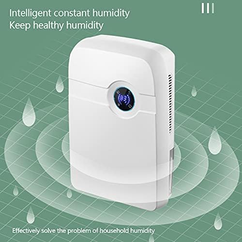 Portable Dehumidifier with Drain Hose 2.5L Water Tank, 2.5L Dehumidifier with Hose Moisture Absorber for Kitchen Bedroom
