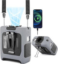 Portable Fan Wearable Personal Fan with 5 Speed Max 55 Working Hours Low Noise Portable Neck Fans Cooling Waist Fans for